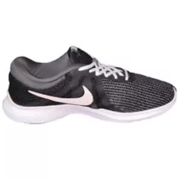 Nike Revolution 4 908999-001 Low Top Lace Up Black/White Athletic Shoes Women 10 - Picture 5 of 15